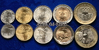 Колумбия 2014 - 2016 год. (5шт). UNC