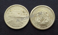 Княжество Силенд 10 долларов 2026 год. Щит Крымского моста. Сокол. UNC