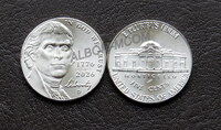 США 5 центов 2026 год. 250 лет независимости. UNC.